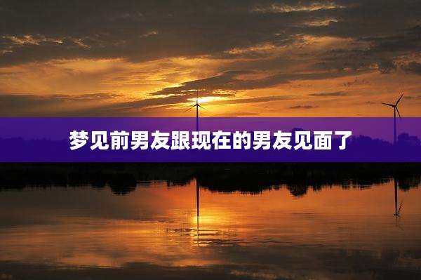 梦见前男友跟现在的男友见面了