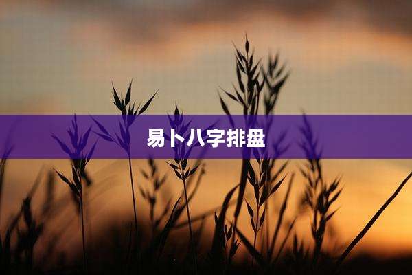 易卜八字排盘