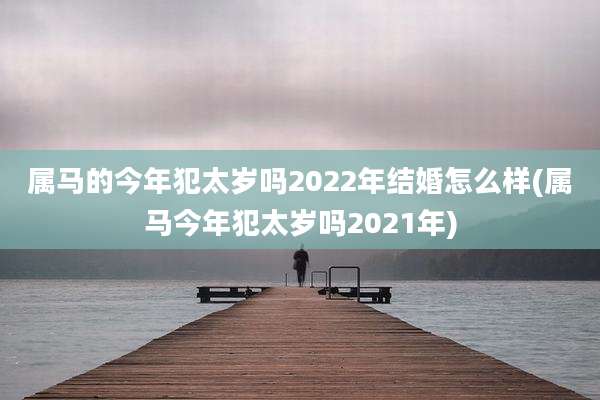 属马的今年犯太岁吗2022年结婚怎么样(属马今年犯太岁吗2021年)