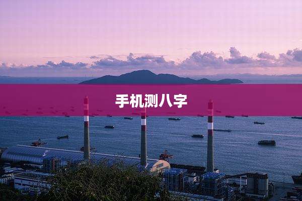 手机测八字