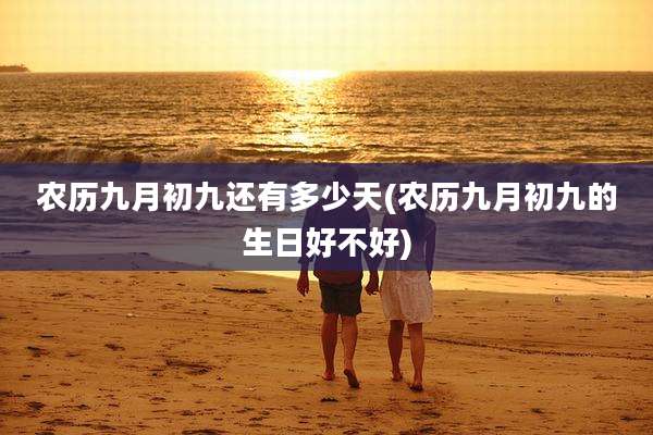 农历九月初九还有多少天(农历九月初九的生日好不好)