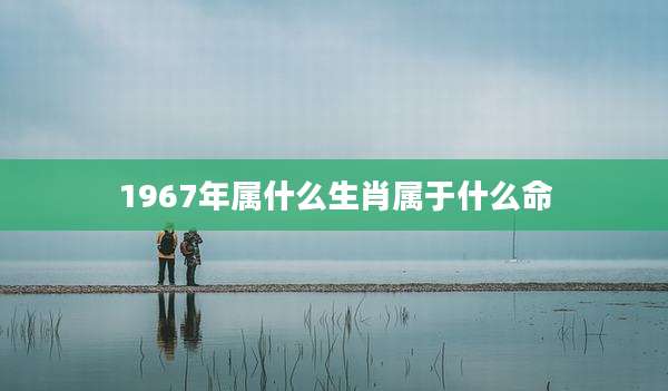 1967年属什么生肖属于什么命