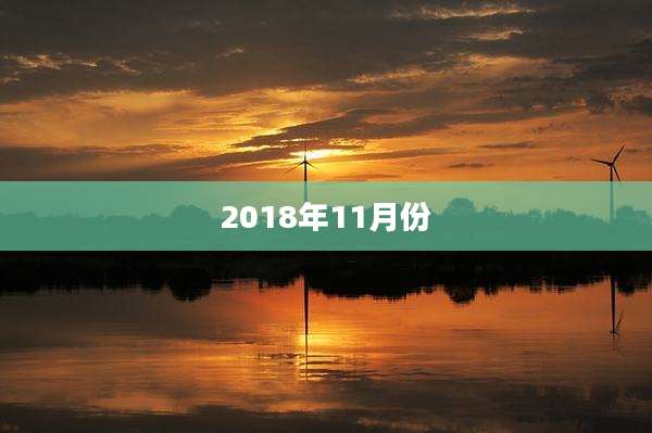 2018年11月份