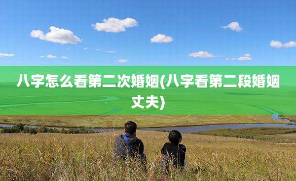 八字怎么看第二次婚姻(八字看第二段婚姻丈夫)