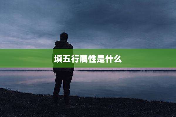 填五行属性是什么
