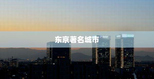 东京著名城市