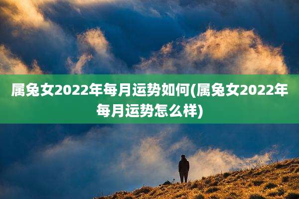 属兔女2022年每月运势如何(属兔女2022年每月运势怎么样)