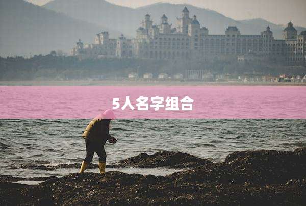 5人名字组合
