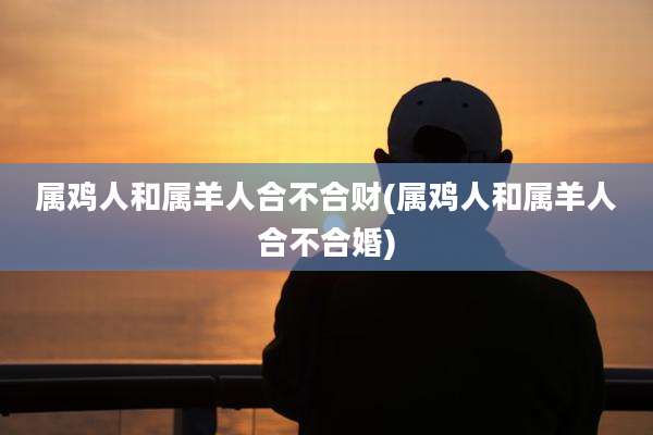 属鸡人和属羊人合不合财(属鸡人和属羊人合不合婚)