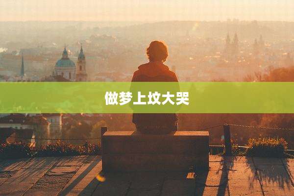 做梦上坟大哭