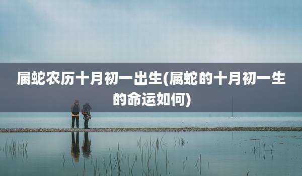 属蛇农历十月初一出生(属蛇的十月初一生的命运如何)