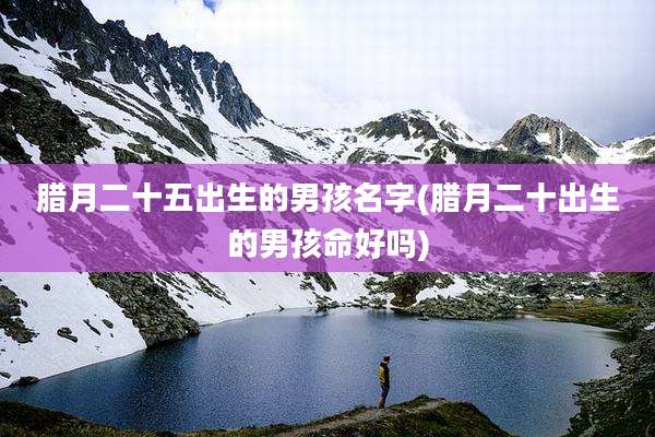 腊月二十五出生的男孩名字(腊月二十出生的男孩命好吗)