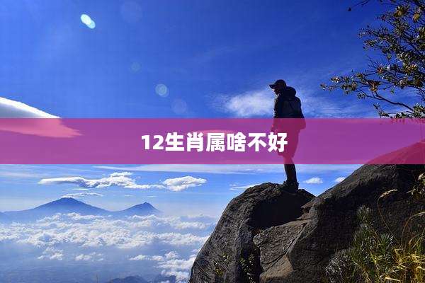 12生肖属啥不好