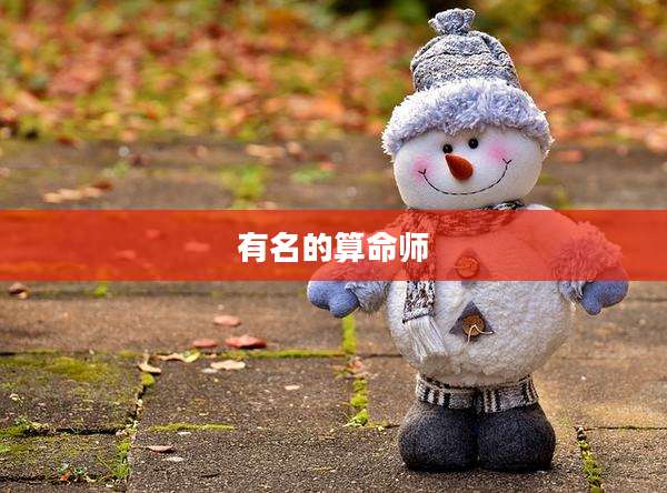 有名的算命师