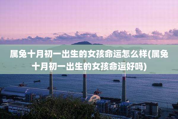 属兔十月初一出生的女孩命运怎么样(属兔十月初一出生的女孩命运好吗)