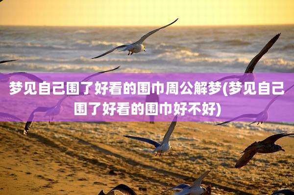 梦见自己围了好看的围巾周公解梦(梦见自己围了好看的围巾好不好)