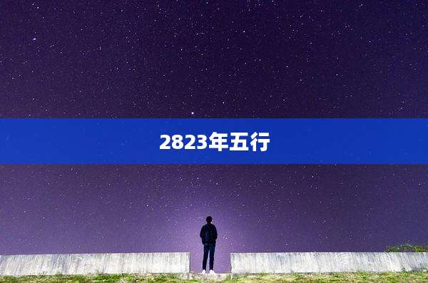2823年五行