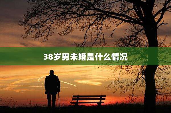 38岁男未婚是什么情况