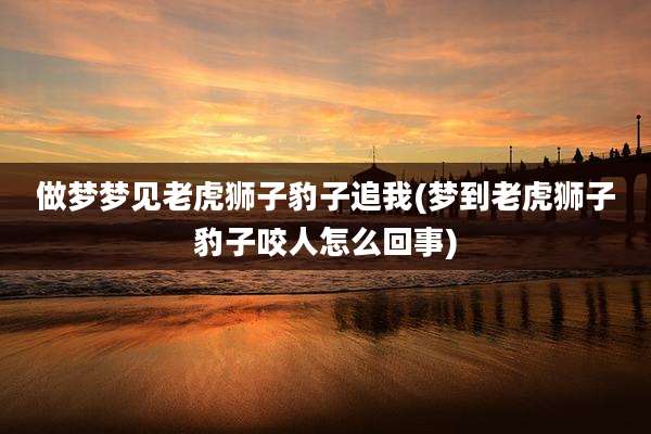 做梦梦见老虎狮子豹子追我(梦到老虎狮子豹子咬人怎么回事)