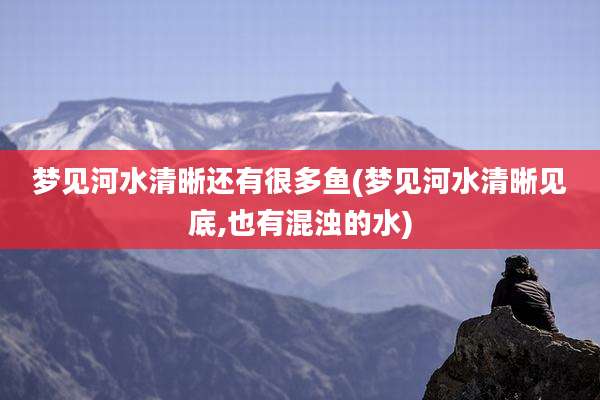 梦见河水清晰还有很多鱼(梦见河水清晰见底,也有混浊的水)