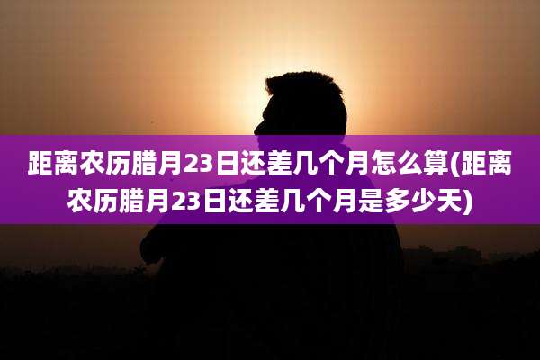 距离农历腊月23日还差几个月怎么算(距离农历腊月23日还差几个月是多少天)