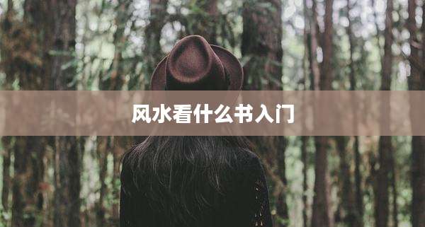 风水看什么书入门