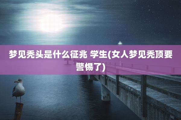 梦见秃头是什么征兆 学生(女人梦见秃顶要警惕了)