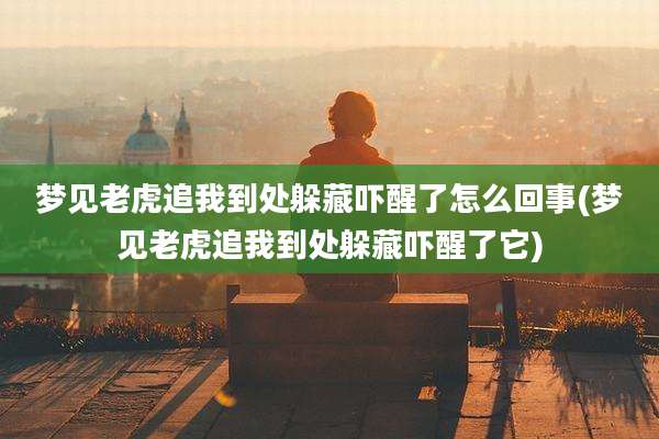梦见老虎追我到处躲藏吓醒了怎么回事(梦见老虎追我到处躲藏吓醒了它)