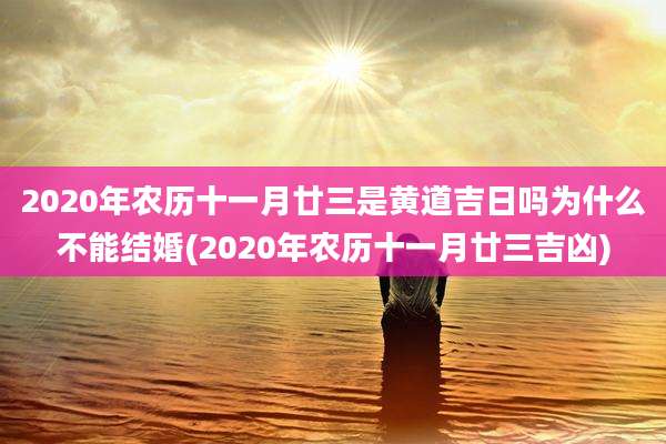2020年农历十一月廿三是黄道吉日吗为什么不能结婚(2020年农历十一月廿三吉凶)