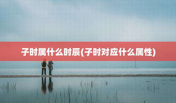 子时属什么时辰(子时对应什么属性)