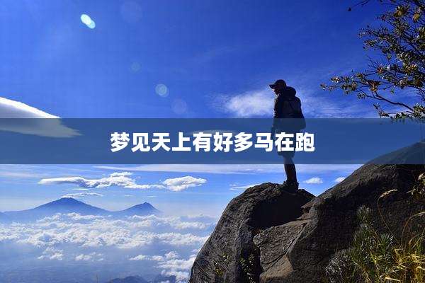 梦见天上有好多马在跑