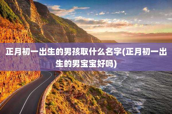正月初一出生的男孩取什么名字(正月初一出生的男宝宝好吗)