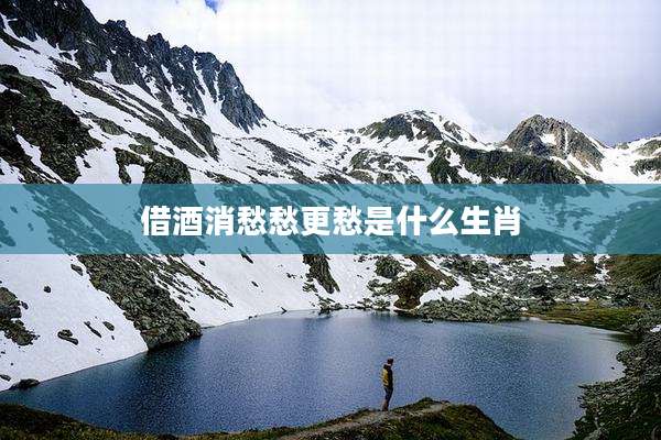 借酒消愁愁更愁是什么生肖