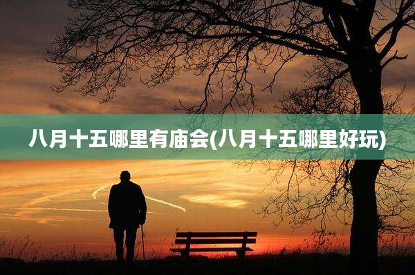 八月十五哪里有庙会(八月十五哪里好玩)