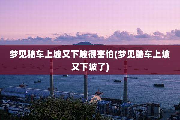梦见骑车上坡又下坡很害怕(梦见骑车上坡又下坡了)