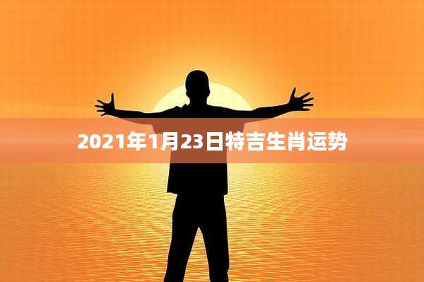 2021年1月23日特吉生肖运势