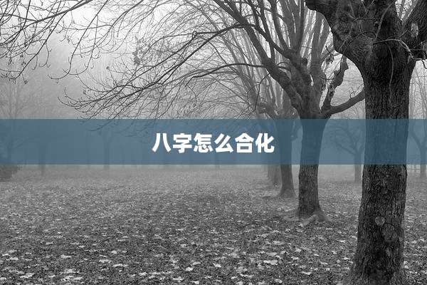 八字怎么合化