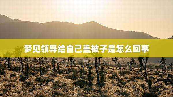 梦见领导给自己盖被子是怎么回事