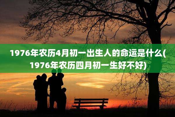 1976年农历4月初一出生人的命运是什么(1976年农历四月初一生好不好)