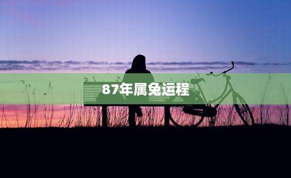 87年属兔运程