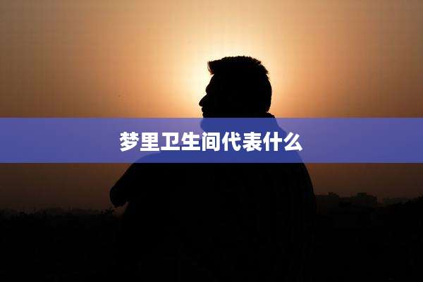 梦里卫生间代表什么