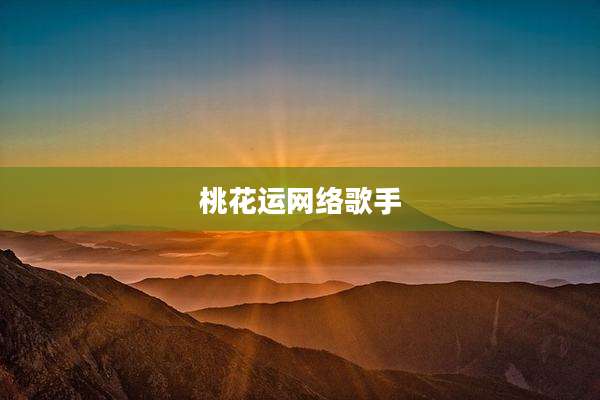 桃花运网络歌手