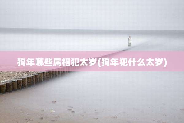 狗年哪些属相犯太岁(狗年犯什么太岁)