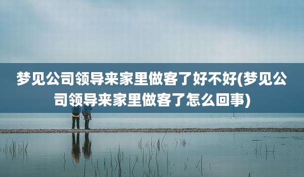 梦见公司领导来家里做客了好不好(梦见公司领导来家里做客了怎么回事)
