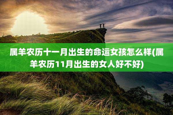 属羊农历十一月出生的命运女孩怎么样(属羊农历11月出生的女人好不好)