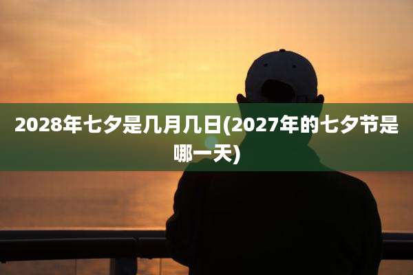 2028年七夕是几月几日(2027年的七夕节是哪一天)