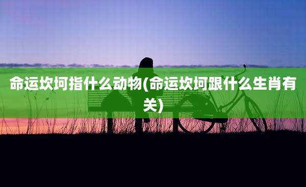 命运坎坷指什么动物(命运坎坷跟什么生肖有关)