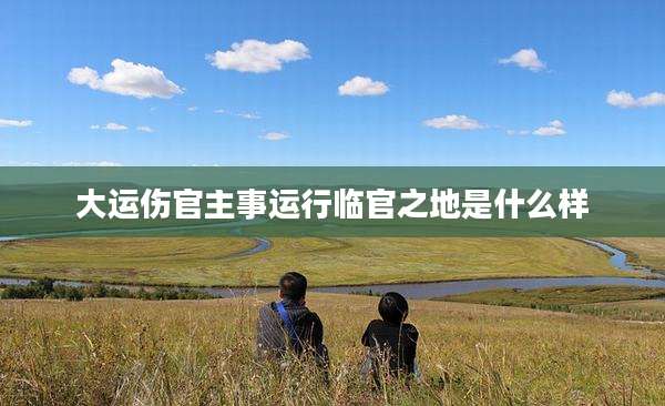 大运伤官主事运行临官之地是什么样
