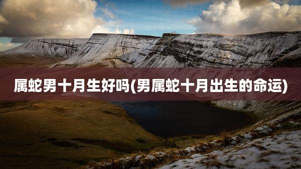 属蛇男十月生好吗(男属蛇十月出生的命运)