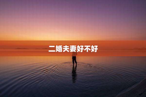 二婚夫妻好不好